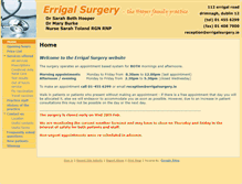 Tablet Screenshot of errigalsurgery.ie